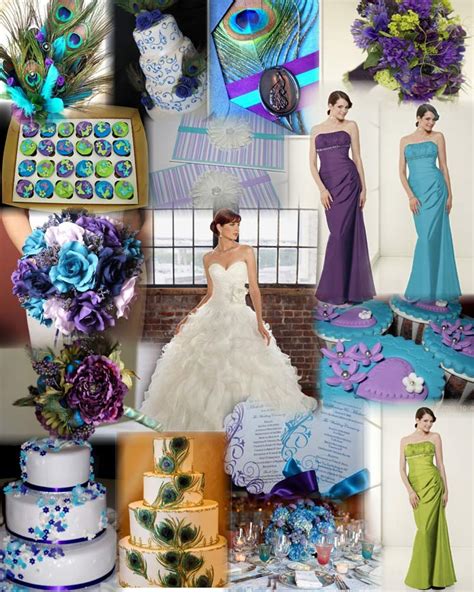 Purple Turquoise Wedding