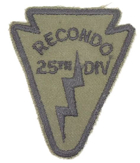 Original Vietnam War Era Recondo 25th Infantry Division Us Army Patch