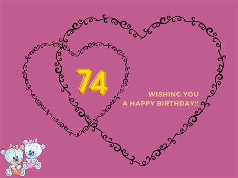 Happy 74th Birthday Card 2 Freeecards