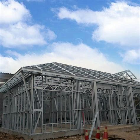 Low Rise Prefab Lightweight Steel Frame Structures For House
