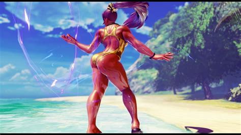 Street Fighter 5 Mods Thicc Menat Swimsuit Youtube