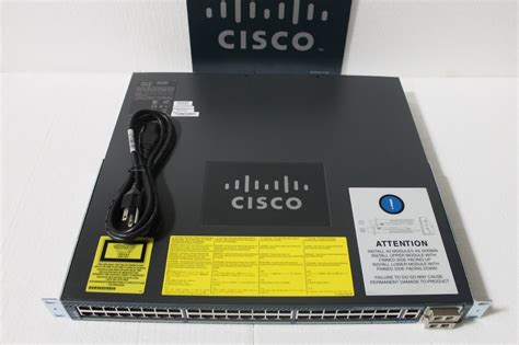 Cisco Ws C4948 10ge S 4948 10ge 48 Port Gigabit 10gb Switch W Single