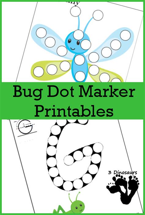 Need a way to keep kids busy as you prep for your memorial day or fourth of july bash? Free Bug Dot Marker Printables Set | Free Homeschool Deals