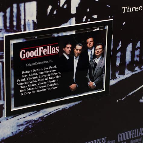 Goodfellas Signed Movie Poster Pop Culture Collectibles Touch Of Modern