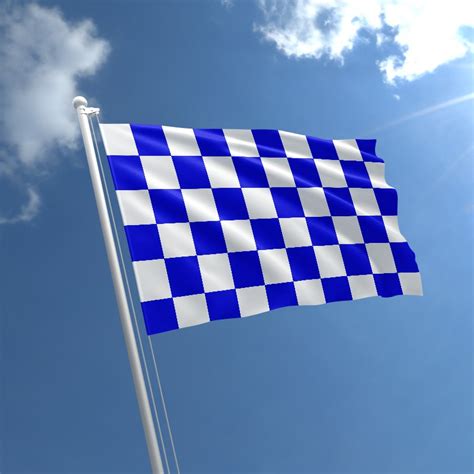Royal Blue And White Checkered Flag Chequered Flag The Flag Shop