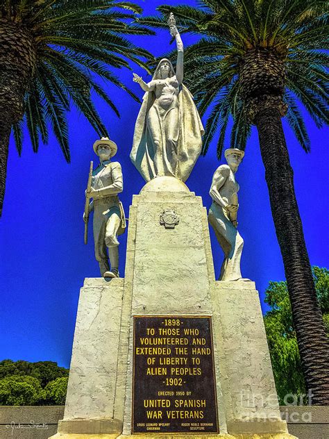 Spanish War Veterans Monument Photograph By Julian Starks Pixels