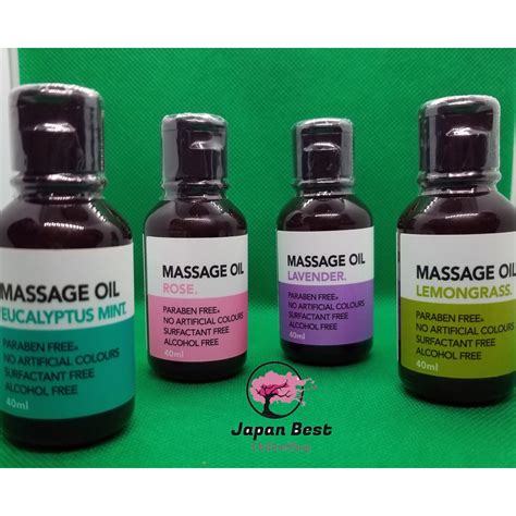 Massage Oil 40ml Japan Shopee Philippines