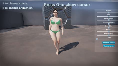 Morphing Female By Alexandr Rusinov In Characters Ue4 Marketplace
