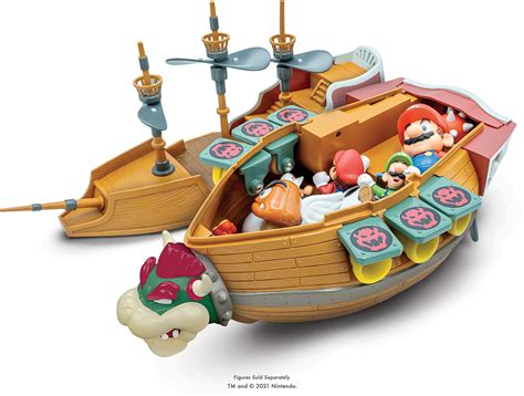 Jakks Super Mario Bowser Airship Is The Toy Boat Ive Always Wanted