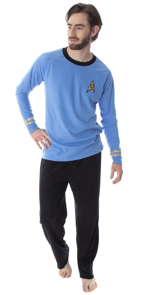 Intimo Star Trek Original Series Mens Uniform Costume Sleepwear