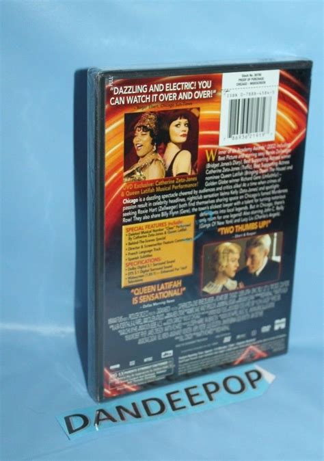 Chicago Dvd 2003 Widescreen Movie 786936219197 Ebay