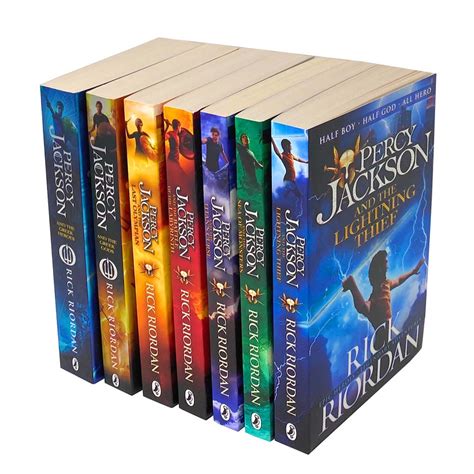 Percy Jackson And The Olympians 7 Children Book Collection Set Series Il