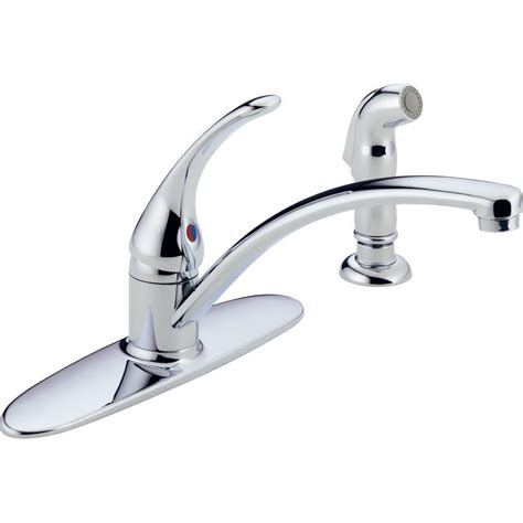 We review the best products, so you can rest easy. Delta Foundations Single-Handle Standard Kitchen Faucet ...