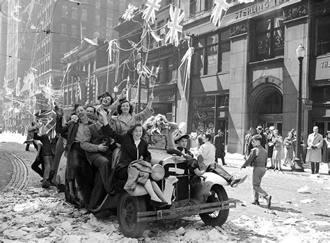V E Day And V J Day The End Of World War Ii In Toronto 1945 City Of