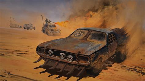 Of Car Flamethrower Mad Max Post Apocalyptic Hd Wallpaper Pxfuel