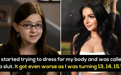 i was called a fat hooker ariel winter opens up about being sexualised and hated as a teen