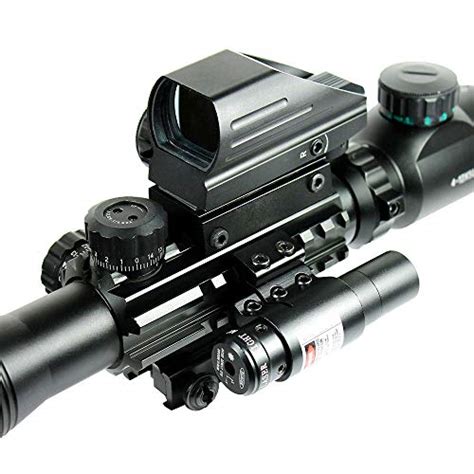 Rifle Scope Combo C4 12x50eg Dual Illuminated With Laser Sight 4