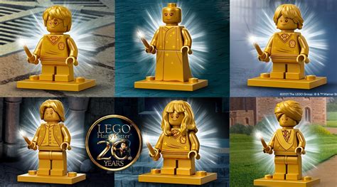 Lego Harry Potter 20th Anniversary Golden Minifigures Revealed Jays