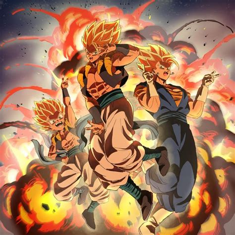 Gotenks Gogeta Y Vegito Dragon Ball Artwork Anime Dragon Ball Super Dragon Ball Art