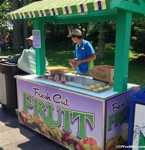 Cedar Point Fresh Cut Fruit Cart Cp Food Blog