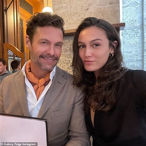 Ryan Seacrest And Aubrey Paige Enjoy A Gourmet Meal While Vacationing