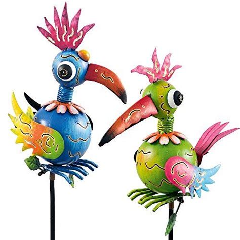 Ist dies geschehen, steht der betrag zu. Windspiel Metall Gartenstecker Vogelpaar Lore und Tom ...