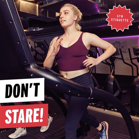 Crunch Fitness On Twitter At The Gym Or Elsewhere Staring Is Not Polite Staring At Others