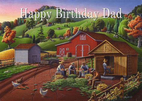 No16 Happy Birthday Dad Painting By Walt Curlee