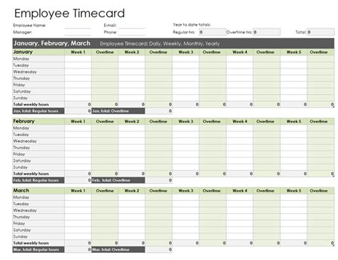 Daily Timesheet Excel Template Master Template