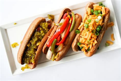 I admit i was a little skeptical of this recipe when i first saw it. Three 4th of July Hot Dog Recipes
