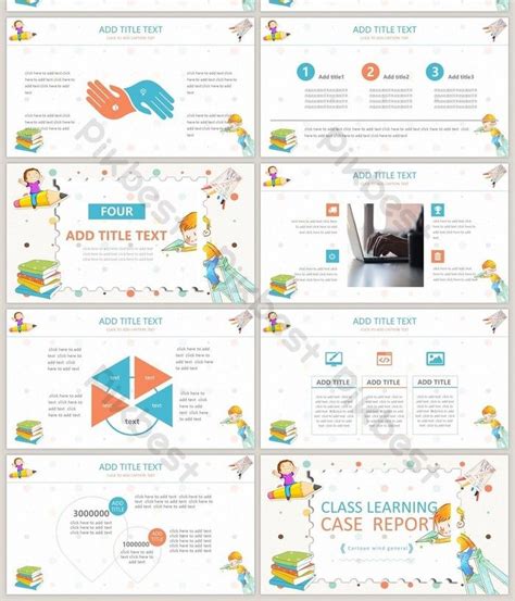 Class Learning Summary Report Dynamic Ppt Template Pptx Templates