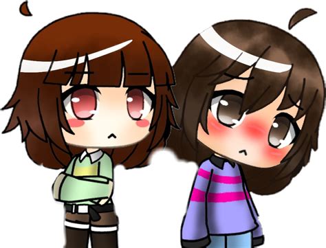 Chara Gacha Frisk Undertale Sticker By Personwithnames