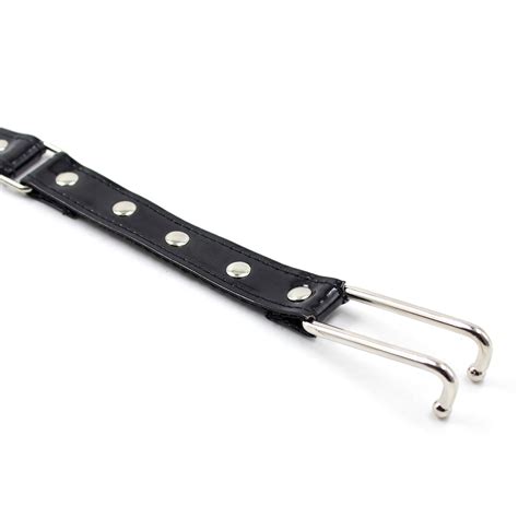 New Sex Bondage Erotic Leather Sex Slave Collar With Stainless Steel