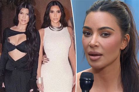 Kim Kardashian Describe La Tensión ‘frustrante Con Kourtney En Medio