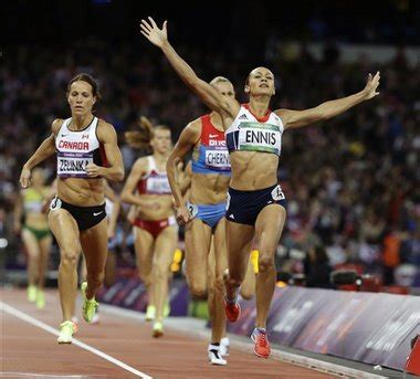 London Olympics Britain S Jessica Ennis Wins Women S Heptathlon
