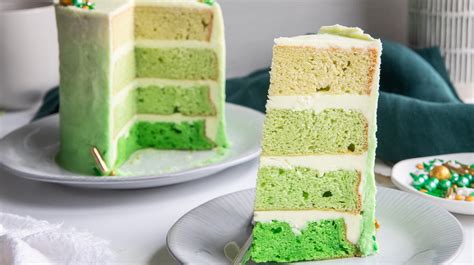 Green Ombre Cake Recipe