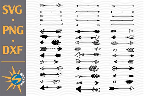 Arrow Tribal Hand Drawn Arrow Bundle Graphic By Svgstoreshop