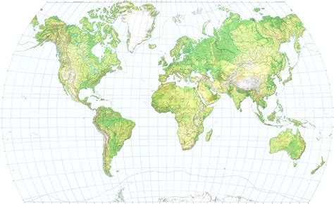 High Resolution World Map Printable