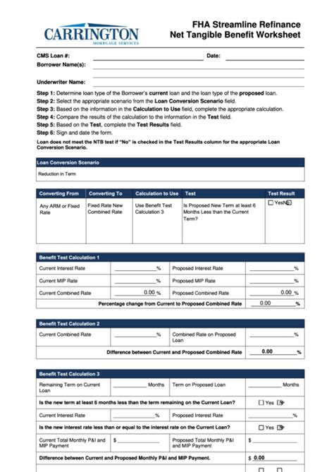 Https://techalive.net/worksheet/fha Streamline Refinance Worksheet