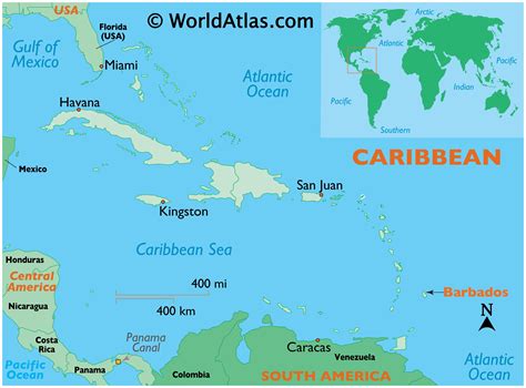 Barbados Map Geography Of Barbados Map Of Barbados Worldatlas Com