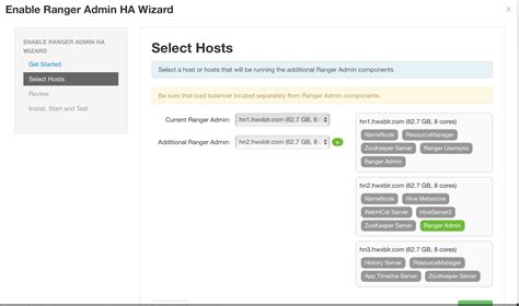 Configuring Ranger Policy Administration High Avai Cloudera