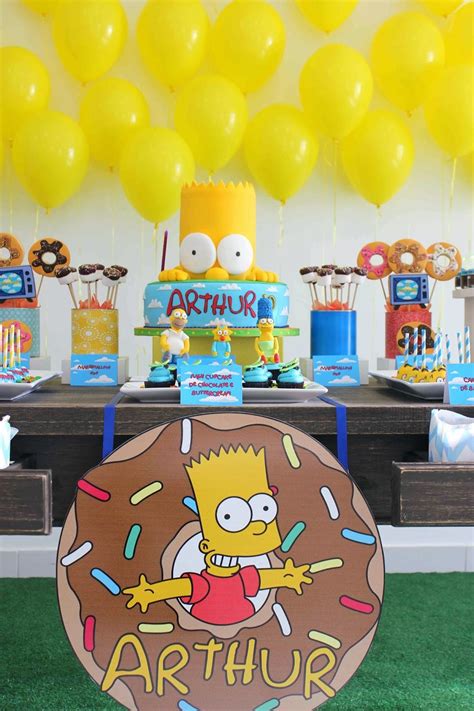 Festa De Aniversário Do Bob Esponja Festa Dos Simpsons Aniversário Do