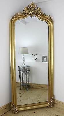 Blenheim gold crown arched full length floor mirror. Cristina Gold Ornate Full Length Vintage Floor Mirror 86 ...
