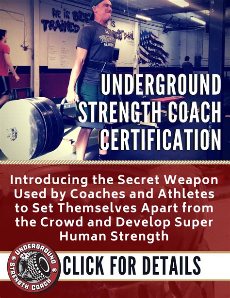 Underground Strength Coach Certification Zach Even Esh Super Human
