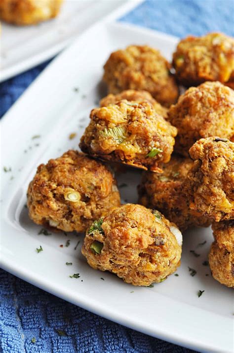 Cream Cheese Sausage Balls Quick And Easy Savory With Soul