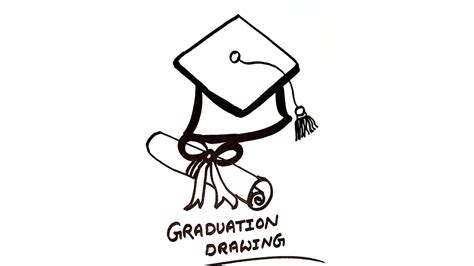 How To Draw Graduation Drawing Drawing Graduation Drawing Step By