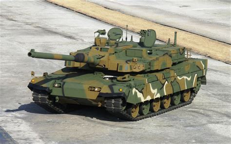 Download Wallpapers K2 Black Panther South Korean Battle Tank K1a2