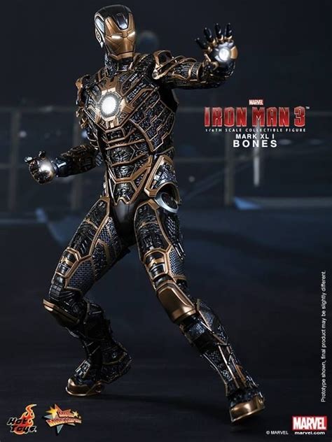 This was probably the hardest to design in terms of torso detailing, but the end result looks official. Hot Toys Iron Man Mark 41 Bones Mk Xli Ironman 3 - R$ 1 ...