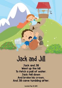 jack  jill nursery rhyme worksheets  activities  lavinia pop