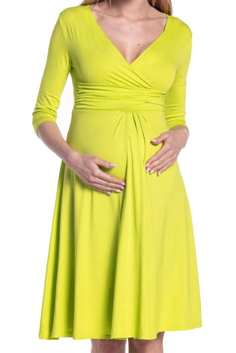 happy mama women s pregnancy maternity casual dress knee length 282p ebay